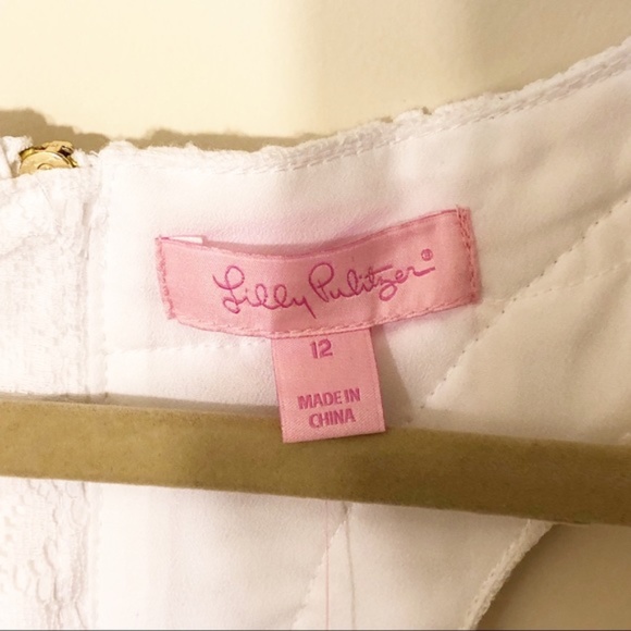 Lilly Pulitzer Litzia Resort White Lace Mini Dress - Picture 2 of 5